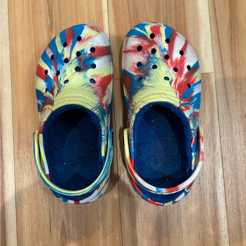 Crocs Tie Dye Kids Clogs
